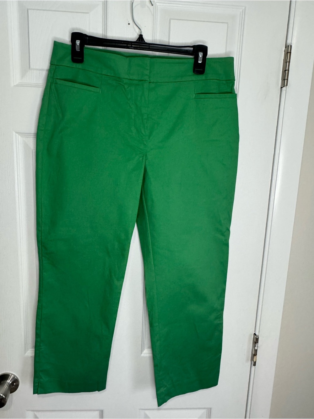 Ann Taylor Factory Bright Green Cropped Pants